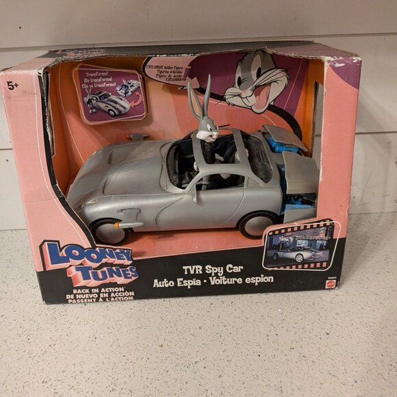 Looney Tunes: Back in Action TVR Spy Car toyWith Bugs. Attic Find